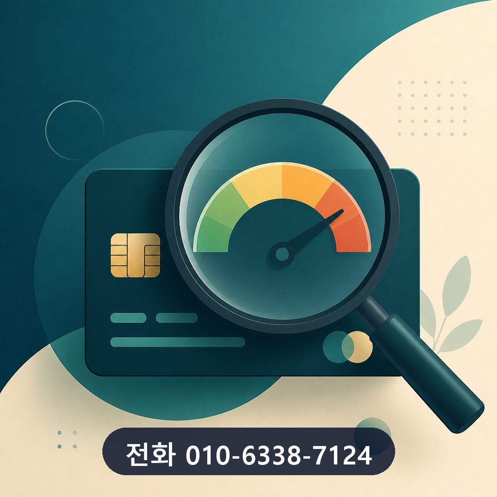 신한카드 카드깡 업체 한도 확인 이미지 · 문의 010-6338-7124
